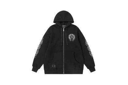 Chrome Hearts Zip Up Hoodie 8515
