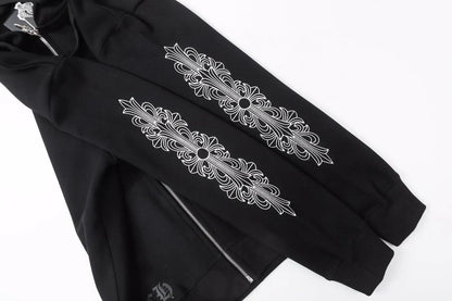 Chrome Hearts Zip Up Hoodie 8515